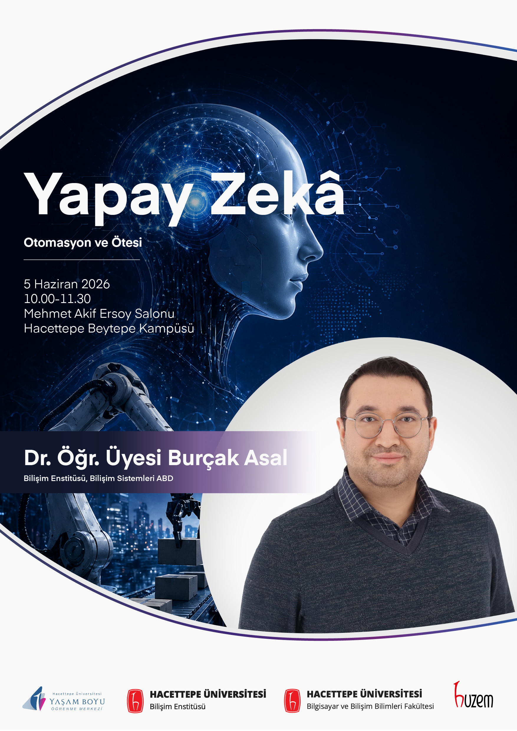Yapay Zekâ: Otomasyon ve Ötesi Eğitim Afişi